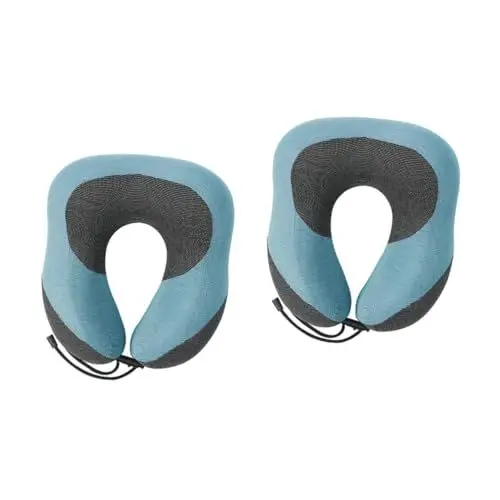 Produktbild: IMIKEYA 2 Stücke Tragbare Neck Kissen U Schaum Reise Kissen Für Hals Nackenkissen Lagerung Tasche