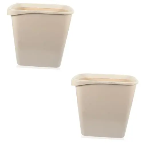 Produktbild: IMIKEYA 2St schmaler Mülleimer großer Mülleimer rechteckiger Mülleimer abfalleimer Mülleimer ohne Deckel schlanker Mülleimer für das Badezimmer Mehrzweck Container Papierkorb Büro Plastik