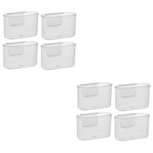 Produktbild: IMIKEYA 2 Sätze 2 Sets Kühlschrank Seitentür Box Kühlschrank Seitentür Box Kühlschrank Soßenbeutel Box Mini Kühlschrank Mit Gefrierfach Organizer Gewürzhalter 4 Stück * 2