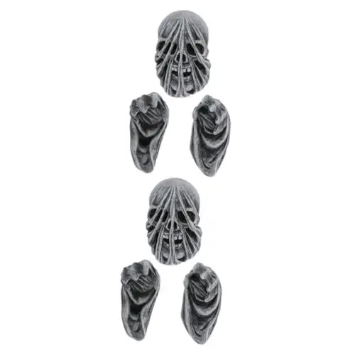 Produktbild: IMIKEYA 2 Sätze Geisterhand-Wandbehang spukhaus Halloween-Schädelverzierung Halloween Wanddekoration Gruselige Wanddekoration Halloween-Dekoration Halloween-Accessoire Harz