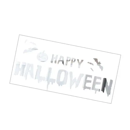 Produktbild: IMIKEYA 2 Sätze Kürbis-fledermaus-wandtattoo Fröhlicher Halloween-aufkleber Halloween-ornamente Abziehbilder Spiegel-halloween-deka Wanddekorationen Für Zu Hause Kürbisaufkleber Acryl
