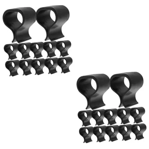Produktbild: IMIKEYA 2 Sätze Rattan Möbel Clips Pool Klemme Pavillon Gewichte Garten Ecksofa Sofagarnitur Sofa Clips Terrassenmöbel Clips Korbmöbel Verbindungselemente 12 Stück * 2