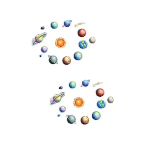 Produktbild: IMIKEYA 2 Sätze Statischer Regenbogenaufkleber Glasdekoration Sichtschutzfolie Vogelschutz Fensterfolie Fensterreflexion Glasfolie Fenstersticker Fensterdekoration statische Aufladung PVC