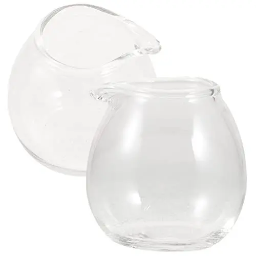 Produktbild: IMIKEYA 2 Stücke Mini Glas Creamer Krug für Sauce Sauce Japanischen Stil Krug Set 20ml