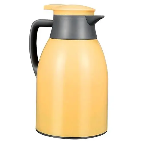 Produktbild: IMIKEYA 2 Stk Thermoskanne Wasserflaschen aus Glas Wasserflaschen aus Edelstahl Wasserkocher Wasserkessel warmhaltende Flasche Wärmflasche Thermosflasche Silber- Vakuumflasche Krug Student