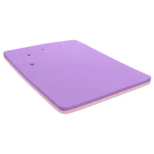 Produktbild: IMIKEYA 2 Stk orangefarbenes Schwammpad Gummipaste Blumenschaummatten 5-Loch-Matte schmücken Kaugummis Fudge Modellierpad formendes Pad Schaumkissen Suite Zuckerblume Fondant-