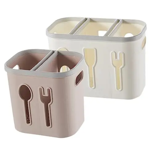 Produktbild: IMIKEYA 2st Essstäbchenkäfig Abtropfen Lassen Besteckkorb Utensilienbehälter Kunststoff Besteckbehälter Für Partys Abtropfhalter Für Essstäbchen Plastik Geschirr Gabelhalter