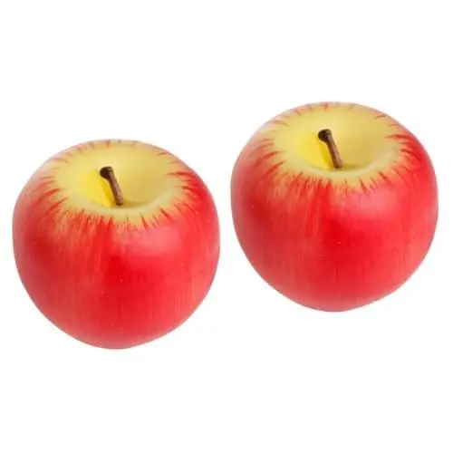 Produktbild: IMIKEYA Weihnachtskerzen Stern 2st Fruchtkerze Kerze Aus Künstlichen Früchten Votivkerzen Mit Duft Weihnachtskerzen Weihnachtsduftkerze Kerze Mit Fruchtduft Duftkerzen Obst Süße Kerzen