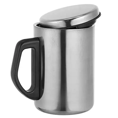 Produktbild: IMIKEYA 2st Thermosbecher Kaffeebecher Für Männer Vakuum Kaffee Henkelbecher Kaffeetassen Mit Deckel Isolierter Weinbecher Mann Unternehmen Teetasse Rostfreier Stahl