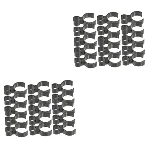 Produktbild: IMIKEYA 30 STK Kerzenhalter praktischer Flaschenclip Halter für Clips für Weinflaschen Party-Clips Flaschen- Champagner Halterung Sicherheitsclip Kind einzelne Klammer