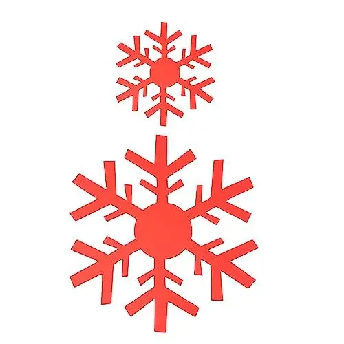 Produktbild: IMIKEYA 30 Stk Schneeflocke-spiegel-wandaufkleber Winterfensteraufkleber Weihnachtsfensteraufkleber Weihnachtliche Wandaufkleber Weihnachtsfensterbild 3d Weihnachtsschnee Pvc Beschriftung