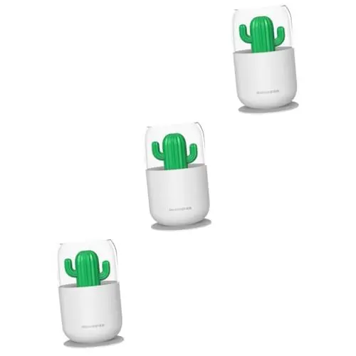 Produktbild: IMIKEYA 3St Luftbefeuchter Terrarienschale Mini Tischbefeuchter Modell Moosstreifen Zubehör für Wandgitter cool humidifier small humidifier klein Luftspray Büro Weiß