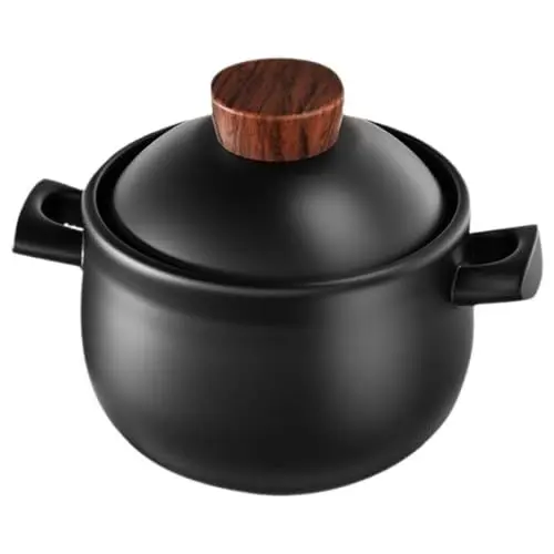 Produktbild: IMIKEYA 3. 6 L Keramik-Kochtopf Küchen-Eintopftopf Chinesischer Auflauf Ton-Suppentopf Mit Deckel Gasherd Suppentopf Tontopf Keramik-Kochgeschirr