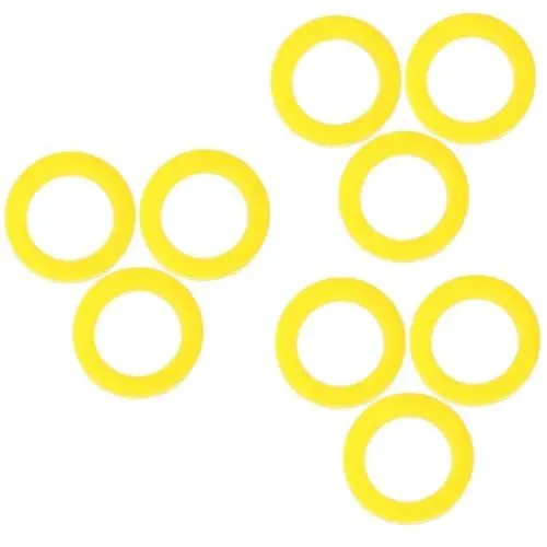 Produktbild: IMIKEYA 3 Sätze Dichtungsring Für Getränkeautomaten Soda Maker Zubehör Dichtungsring Für Wassersprudler Silikonring Für Getränkeautomaten Getränkeautomatenring Yellow Kieselgel 3 Stück * 3