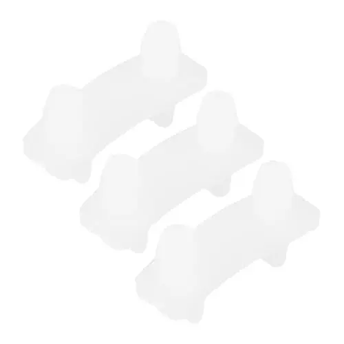 Produktbild: IMIKEYA 3 Stück Mischer Silikon Anti Rutsch Matte Mischer Vibrationsisolierende Bodenunterlage Weiße Mischer Schallschutzunterlage Mischerunterseite Rutschfeste Unterlage