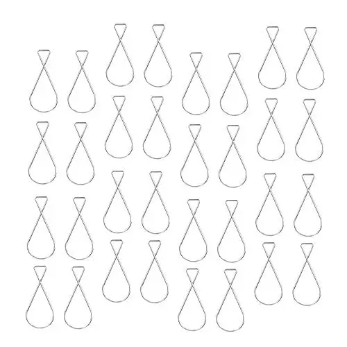 Produktbild: IMIKEYA 40st Deckenhaken Deckengitterclip Pflanzen Von Der Decke Hängen Wandhaken Für Die Küche Clip-haken Wasserdichte Wandhaken Deckenbehang Wandhaken Für Badezimmer Dekorative Haken