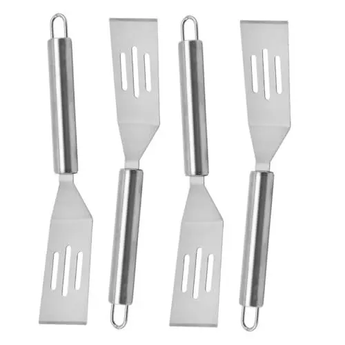 Produktbild: IMIKEYA 4stücke Metallspatel Edelstahlspatel Spatel Restaurant-steakspatel Küchenpfannkuchenwender Braten Spatel Für Eiern Pfannkuchen Fisch Gemüse Wenden