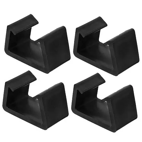Produktbild: IMIKEYA 4stücke Stabile Stuhlklammern Kreative Sofa Clips Für Rattanmöbel Langlebige Möbelverbindungen Für Zuhause Büro Und Garten Schwarz