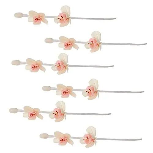 Produktbild: IMIKEYA 6St Aromatherapie-Stick verkleidung Pfirsichblütenzweige Duftstäbchen Badezimmer künstlicher Blumenstrauß natürliches getrocknetes Gras neuartige Verzierungen Räucherstäbchen