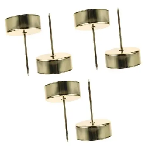 Produktbild: IMIKEYA 6er Set Wiederverwendbare Kerzenhalter Aus Metall Mit Spikes Und Einsatzbechern Für Weihnachtsbaum Tischdekoration Festlich
