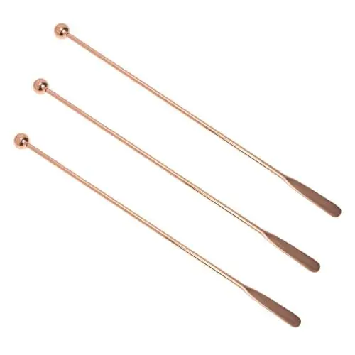 Produktbild: IMIKEYA 6 Stk Cocktailrührer Mixer für Kaffee Rühren, Mischen kaffeerührer coffee stirrer Rührcocktail trinken Rührstab Gewinde Rührgerät Zubehör Rührstäbchen Shaker Wiederverwendbar