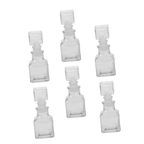 Produktbild: IMIKEYA 6st Karaffe Flaschen Bourbon-dekanter Transparenter Whiskyhalter Rotweinbehälter Weinbelüfter Wodka-dekanter Dekanter Für Spirituosen Dekanter Kork Schnaps Dekanter Glas