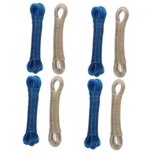 Produktbild: IMIKEYA 8 Stück Wäscheleine Outfit Bettwäsche Kleidung Wäscheleinen Für Den Innenbereich Wäscheleine Zum Trocknen Von Wäsche Zu Hause Seile Zum Aufhängen Von Kleidung