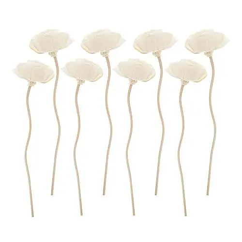 Produktbild: IMIKEYA 8st Tong-Gras- Aroma-diffusor-ersatzstäbchen Für Ätherische Öle Aroma Diffusor Sticks Holzblumen Aroma-blumenstäbchen Reed-diffusor-Stick Aromatisch Weiß Braut Blumenöl Rattan