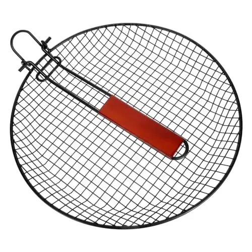 Produktbild: IMIKEYA Grillgemüse Backkorb Aus Edelstahl Körbe Für Grillzubehör Gemüsekörbe Grillen Grillkorb Für Den Außenbereich Campingkochgeschirr Tragbarer Grill Fleischgrill-kochgeschirr Kohlenstoffstahl