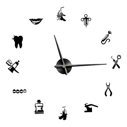 Produktbild: IMIKEYA Bahnhofsuhr Schlafzimmeruhr Große Gartenuhr Wanduhr Wohnzimmer Wall Clocks Ezan Saati Wanduhr Wohnzimmer Modern Funkwanduhr Digitale Wand Digitaluhr Wanddekorationsuhr