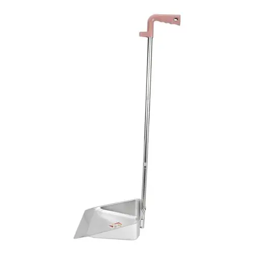 Produktbild: IMIKEYA Behandelte Kehrschaufel Escobas para Barrer Piso Reinigungspfanne Kehrmaschine Aus Edelstahl Müllschaufel Aus Metall Besen Und Kehrschaufel Garten Büro Handheld Rostfreier Stahl