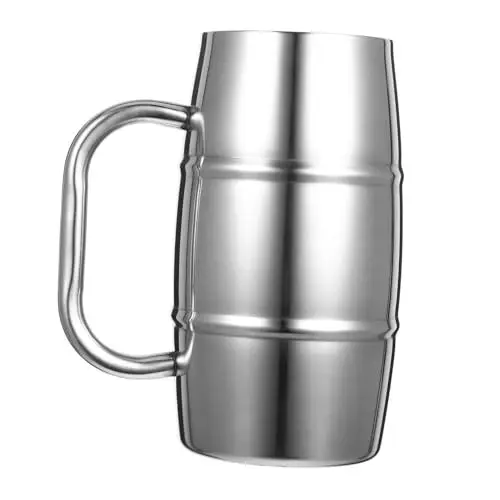 Produktbild: IMIKEYA -bierkrug Retro-design Mit Breiter Öffnung Für Haushalt Und Camping Praktischer Bierbecher Im Industriestil Für Whisky Wein Und Andere Getränke