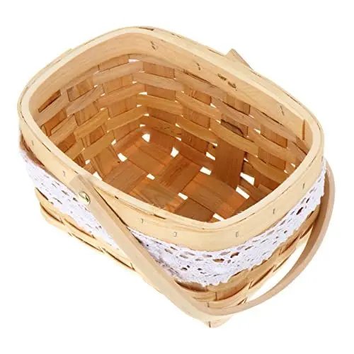 Produktbild: IMIKEYA Blumenkorb Präsentationskorb Holz Hochzeit