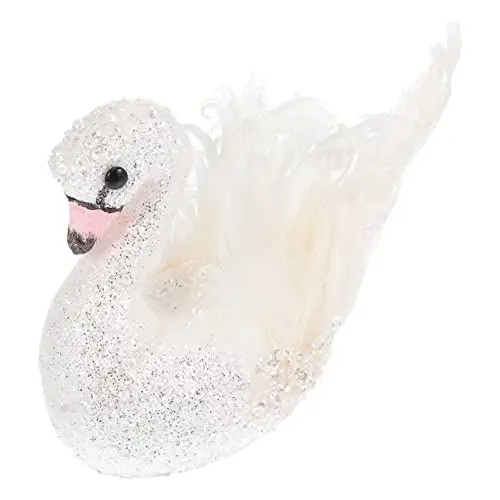 Produktbild: IMIKEYA Dekoration Paillettenschwan Ornament- Schaum Gefiederte Gans Statuen Desktop Dekorative Schmuckstücke für Home Restaurant Geschenk (Splitter) Hochzeits Hochzeitsdekoration