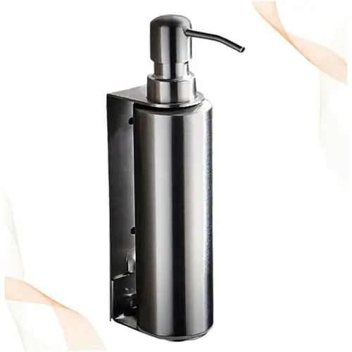Produktbild: IMIKEYA Hängeflasche - Edelstahl - Drahtzieh-wandhalterung - Installieren - Shampoo-flaschenpumpe