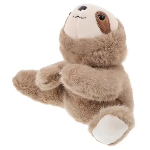 Produktbild: IMIKEYA Faultierpuppe Faultier-Spielzeug Faultier-plüsch-Spielzeug Faultier Stoffpuppe Entzückende Tierpuppe Plüschspielzeug Plüschtiere Faultier-Ornament Pp Baumwolle Light Brown