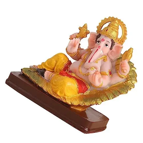 Produktbild: IMIKEYA Feng-shui-Ornament Tischfigur Elefantengötterstatue Heim Buddha-elefantenstatue Lord Idol Skulptur „Herr des Erfolgs“. Schreibtischdekoration Statuen Harz Wagen Ganni