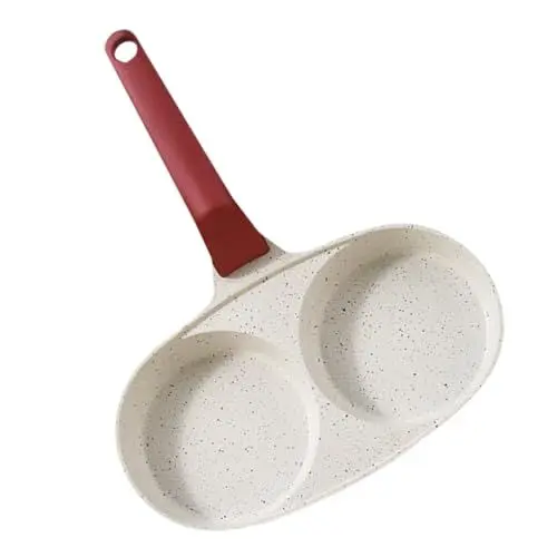 Produktbild: IMIKEYA Frühstückspfanne Granit Eierpfanne Geteilte Eierpfannen Spiegeleikocher Antihaft Eierpfanne Eier Omelette Pfanne Antihaft Bratpfanne Eierpfanne Burger Brötchen Pfanne