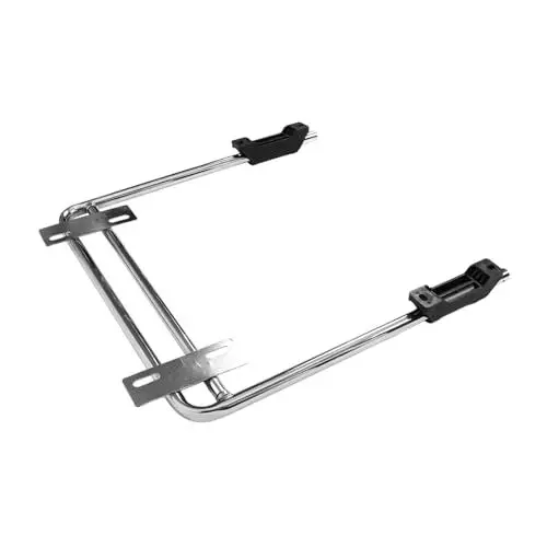 Produktbild: IMIKEYA Fußstütze für Gaming-Stuhl Ergonomisch Bürofußstütze unter dem Stuhl Auto Sitz Verstellbare Fußstütze Drehbare Fußstütze Tritthocker stühle Fußstützenkissen Bürobedarf Eisen Silver