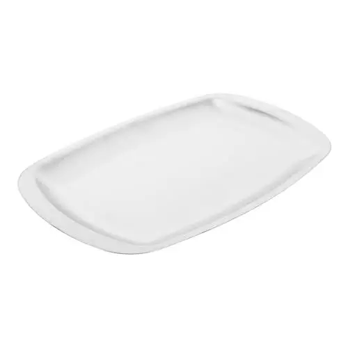 Produktbild: IMIKEYA Edelstahl Zum Servieren Großer Tabletts Im Koreanischen Stil Für Abendessen Snacks Und Salate Rutschfest Und Stabil