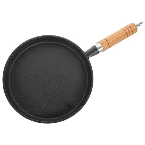 Produktbild: IMIKEYA Non-stick Pfanne Für Spiegeleier Und Pfannkuchen Gusseisen Mit Holzgriff Für Küche Und Restaurant Langlebig Und Leicht Zu Reinigen