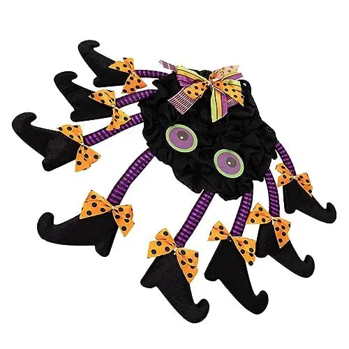 Produktbild: IMIKEYA Niedliche Spinnenbeine Türkranz Halloween Spinnendekoration Festliches Spinnendekor