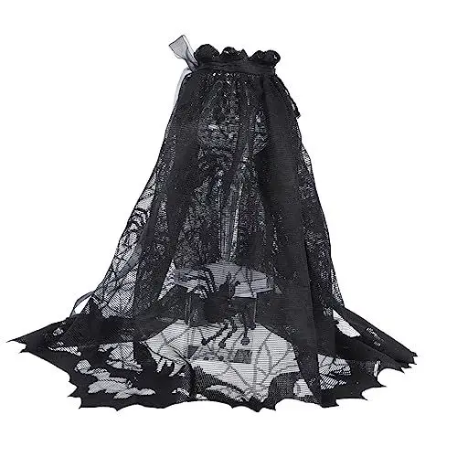 Produktbild: IMIKEYA Halloween Motiv Tischlampe Tuch Aus Polyester Spinnweb Tischdecke Für Halloween Dekoration Spinnweb Dekoration Polyester