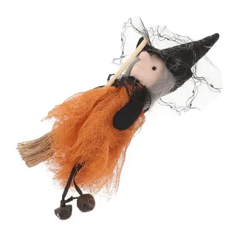 Produktbild: IMIKEYA Hexenpuppe Halloween anhänger Halloween Halloween Halloween Goodies Halloween Wohnkultur Halloween-Versorgung Hexenfigur für den Haushalt Festivalbedarf Stoff