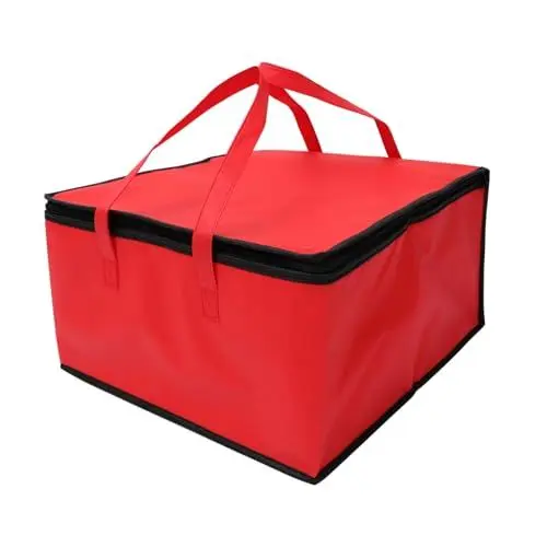 Produktbild: IMIKEYA Isoliertaschen Isolierte Kühltasche Windschutz Strand Kühlakkus Für Kühltasche Heißer Fall Für Kuchenwerkzeuge Vlies Heiße Box Einkaufen Heiß Und Kalt Rot