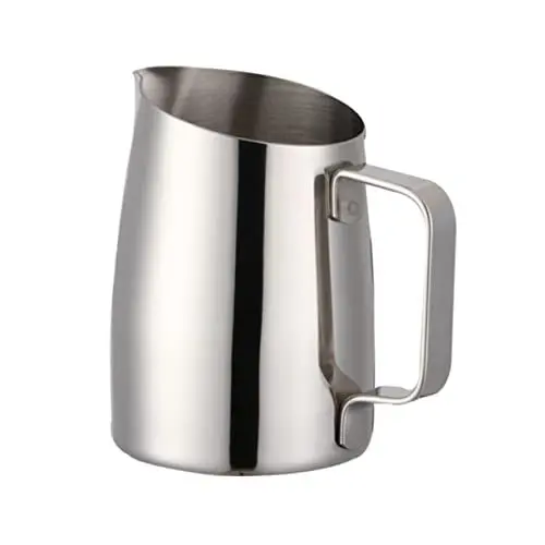 Produktbild: IMIKEYA Kaffeetassen für unterwegs Milchaufschäumer Cappuccino-Maschine -Werkzeuge Milchdampfkännchen Milchbecher Blumenbecher ziehen Kaffee-Milch-Becher Rostfreier Stahl Utensilien