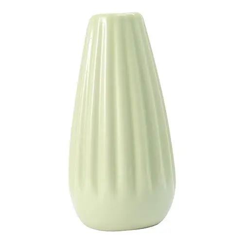 Produktbild: IMIKEYA Künstlerische Vase Keramik-blumentopf Vertikales Streifendesign Modernes Tafelaufsatz Leicht in Den Stil Zu Integrieren Blumenvase