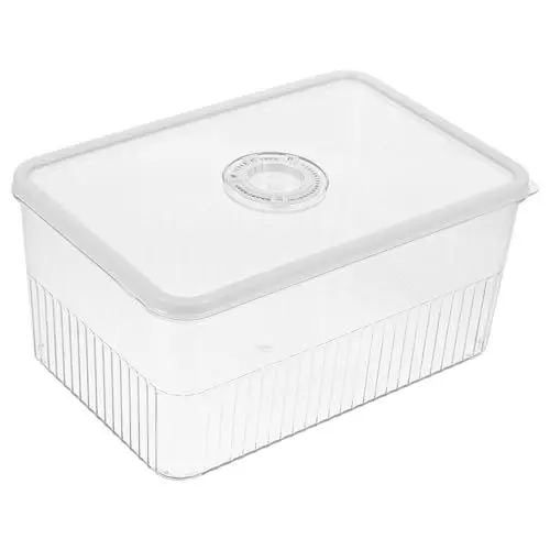 Produktbild: IMIKEYA Kunststoff-Laibbrotbox Aufbewahrungsbox French-Toast-Behälter Transparente Sandwich-Box Obst Gemüse Frische Lebensmittelboxen Küchenaufbewahrung Organizer