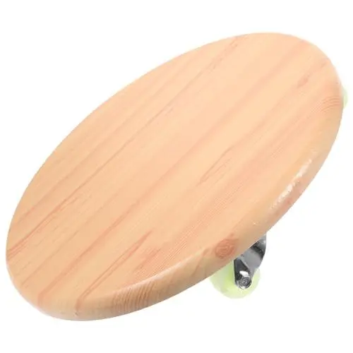Produktbild: IMIKEYA Niedriger Rollhocker Mit Rädern Niedriger Rollsitz-Rollstuhl Runder Rollsitzhocker Auf Rädern Für Home-Office-Fitness-Pediküre