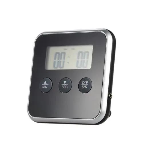 Produktbild: IMIKEYA Ofenthermometer Bbq-thermometer Kabelloses Fleischthermometer Lebensmittelthermometer Digital Digitales Thermometer Sonde Timer Grill